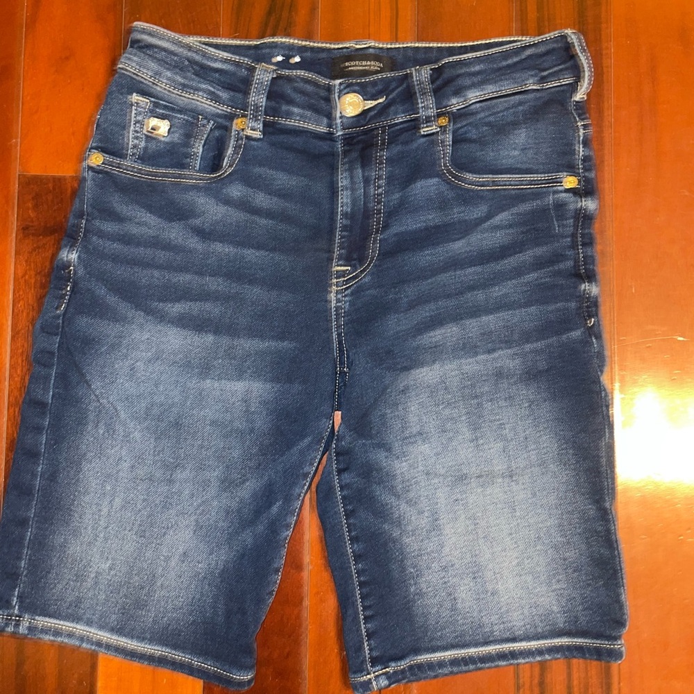 Shorts boy’s Scotch Shrunk blue jeans size 14